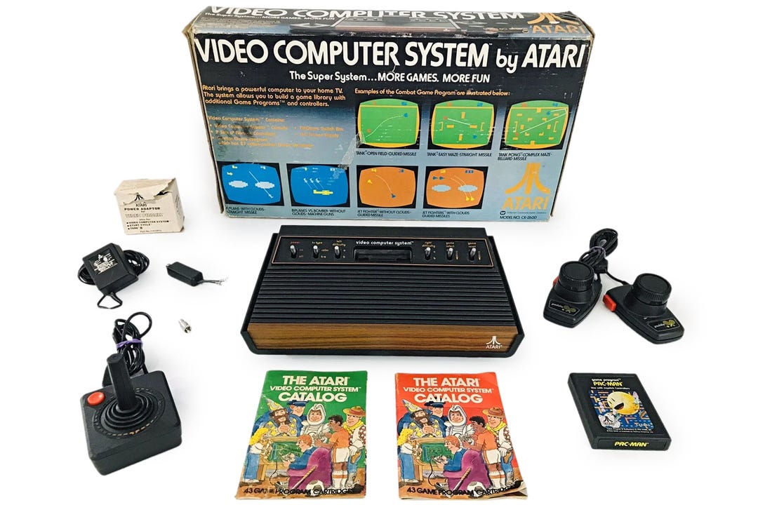 ATARI2600 アタリ 6点セット　ソフトセット6点 Atari CX2600 'Heavy Sixer' Six Switch Console Sunnyvale RARE 2600