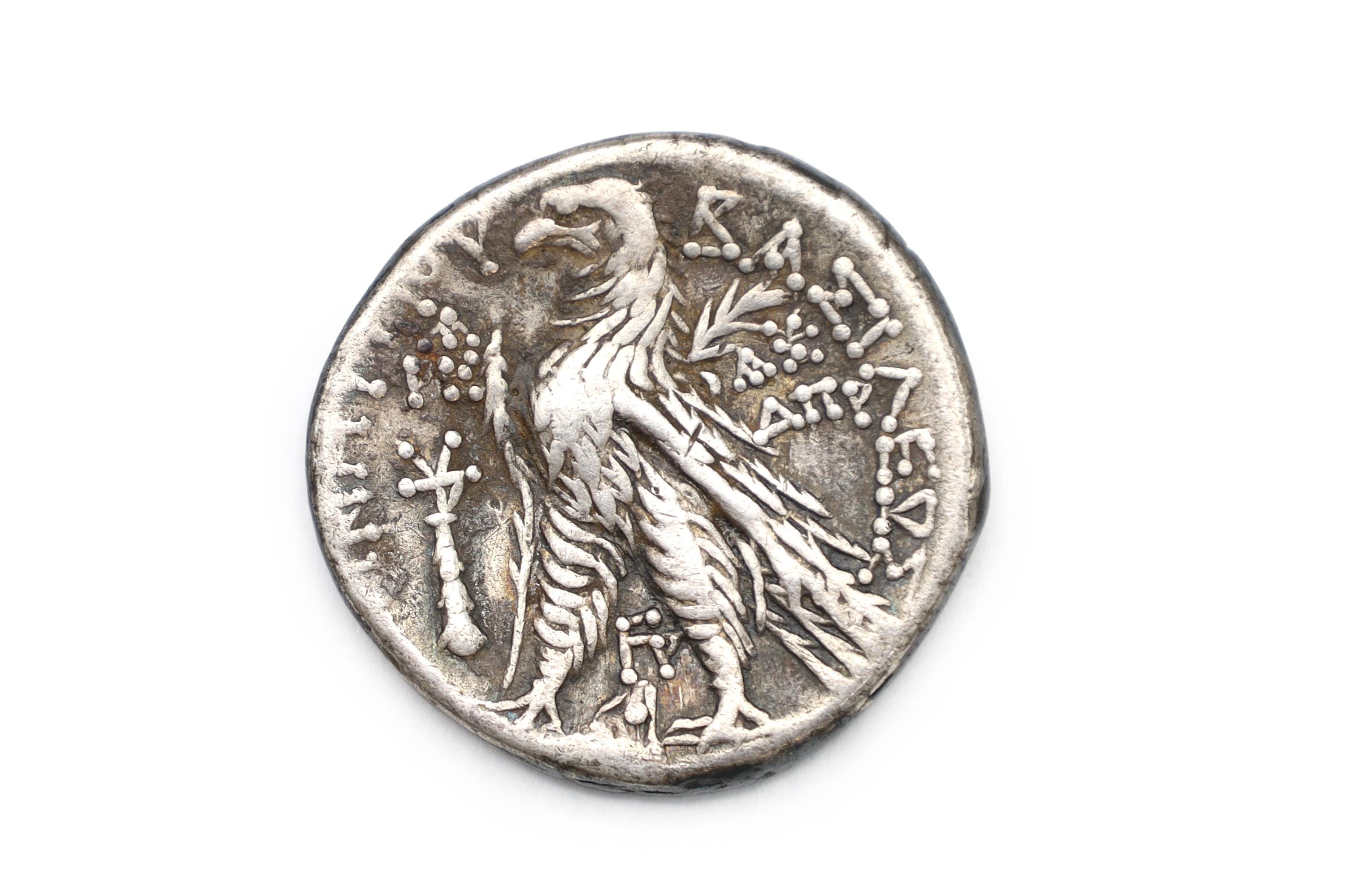 販売割引商品 OC古代ギリシャ バクトリア王国 アポロドトス2世 銀貨