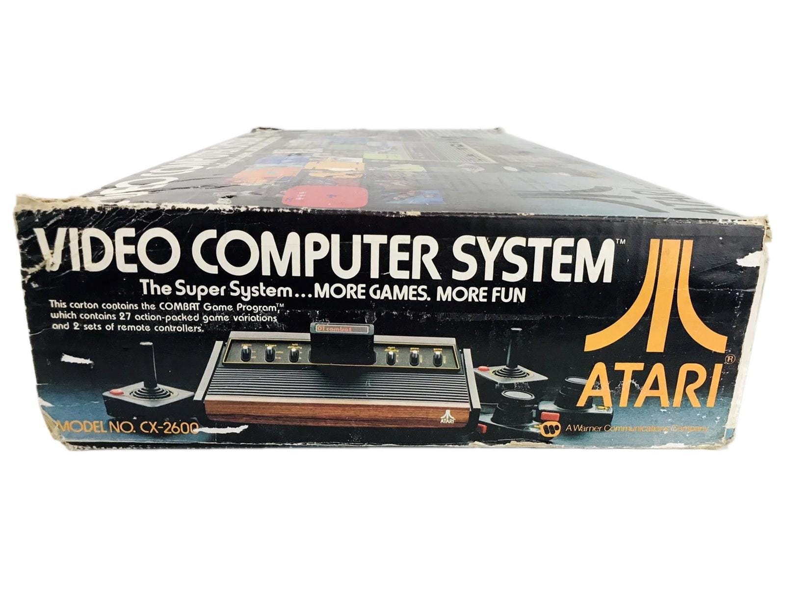 Atari 2600 Video Game, A 1978 Atari, 6 Switch Console in Original