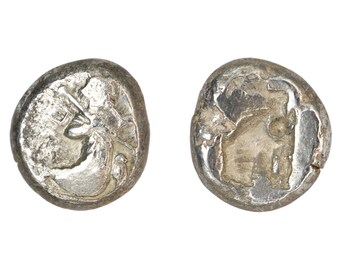 銀貨シグロス、小アジア、古代アケメネス朝ペルシア帝国、紀元前4世紀
