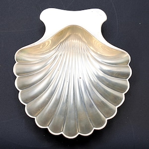 Retired Model Tiffany’s And Co Scallop Shell Dish, 925 Sterling Silver, Art Deco Style Caviar Bowl, Vintage Piece With Hallmarks