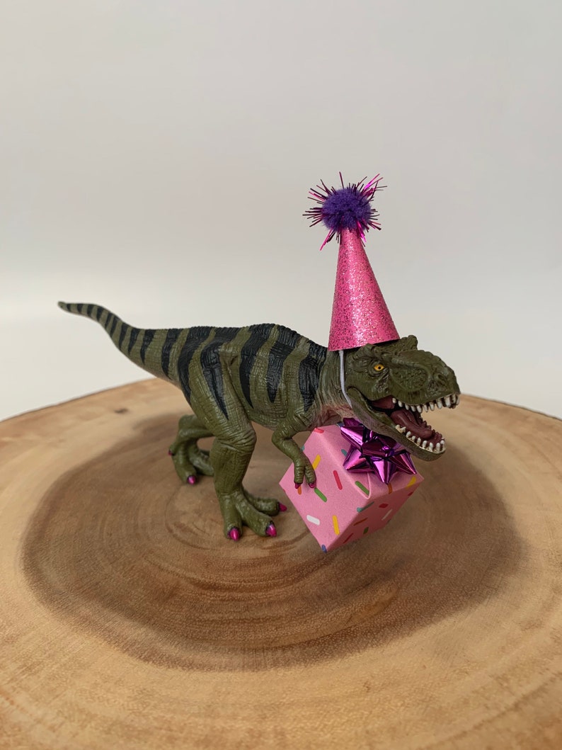Girl Party Dinosaur Cake Topper Dinosaur Cake Topper T Rex Etsy