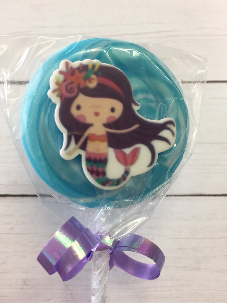 under the sea lollipops unders the sea party favors lollipop set of 12 Mermaid party favors mermaid lollipops mermaid