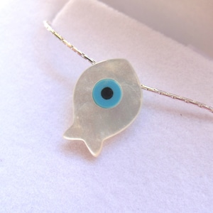 evil eye fish symbol necklace prosperity protection amulet