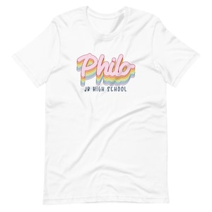 Vintage Rainbow T-Shirt - Philo Jr High