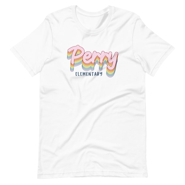 Vintage Rainbow T-Shirt - Perry Elementary