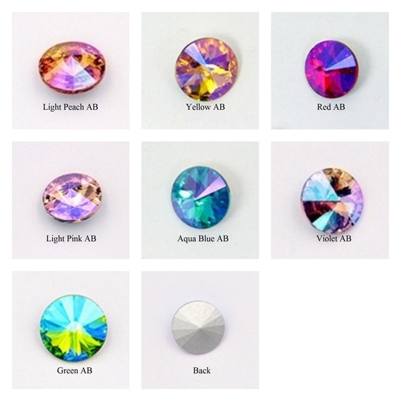 CLEARANCE 10mm Sew On Glass Gemstones