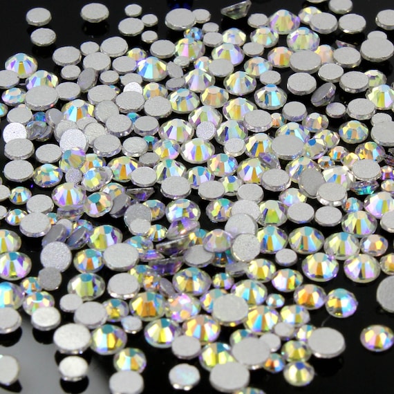 Crystal Starlight Flat Back Crystal Rhinestones Wholesale Loose Flatback  Rhinestone Crystals Glass Beads 2mm 3mm 4mm 5mm 6mm Mixed Sizes 