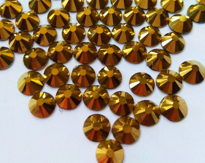 Flat Back Glass Crystal Rhinestones Square 8mm 10mm Loose Big Etsy