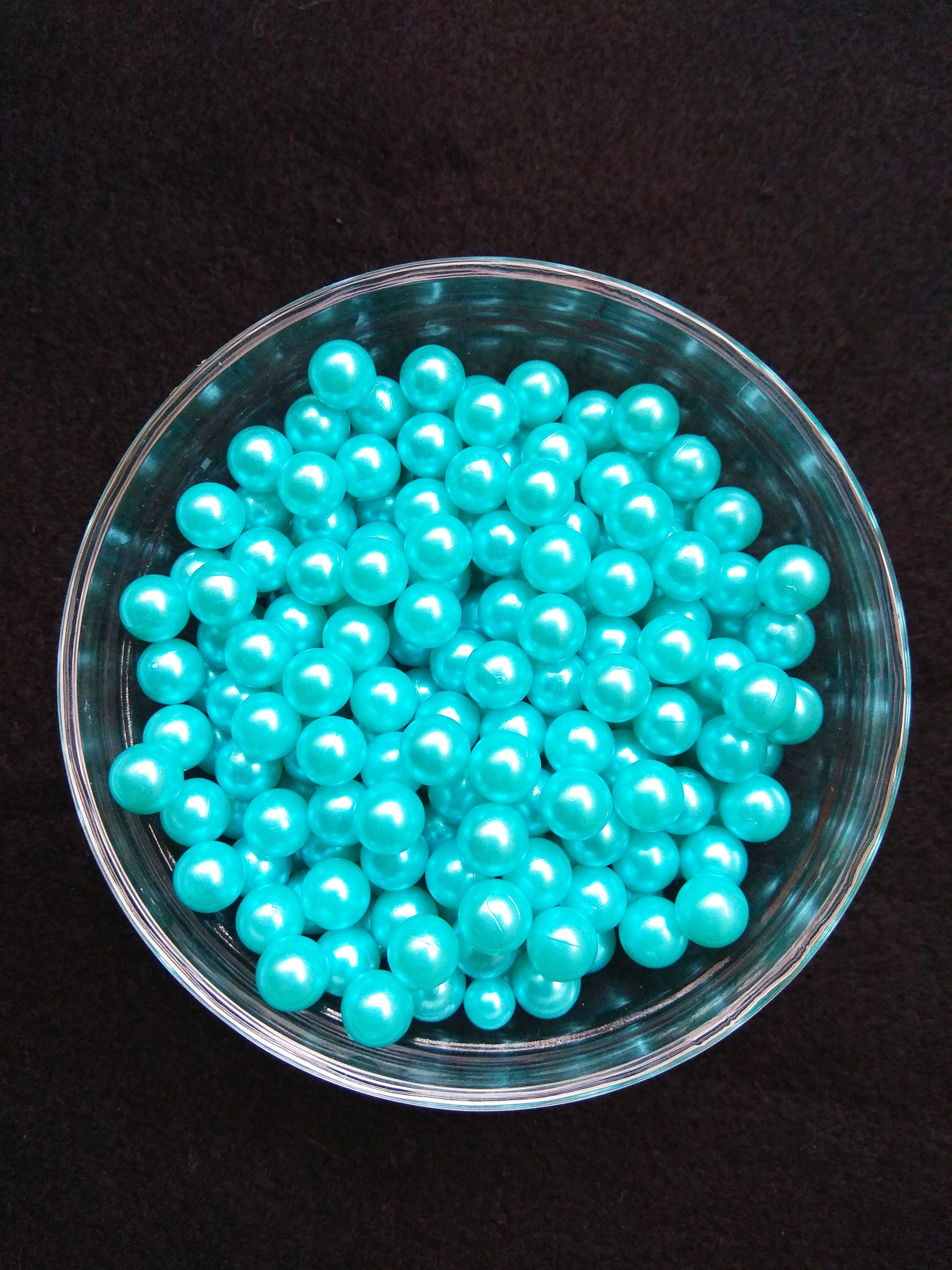 Aqua Blue Vase Filler Beads Balls Whole Beads Pearls Wedding Etsy