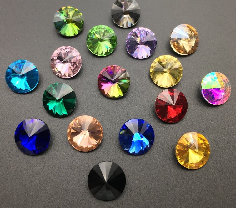 10 Diamond Crystal Stainless Steel Rhinestone Spacer Beads