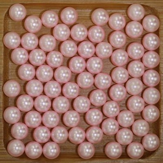 Light Pink Vase Filler Pearl Beads Balls Whole Beads Pearls Etsy