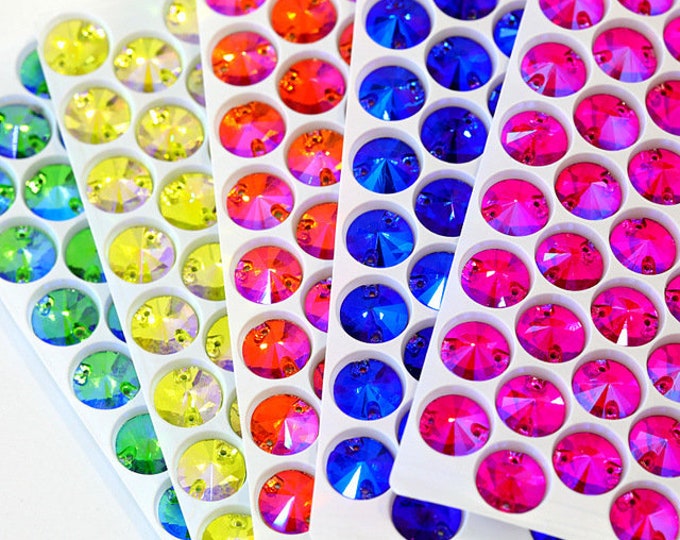 Flat Back Glass Crystal Rhinestones Square 8mm 10mm Loose Big Etsy