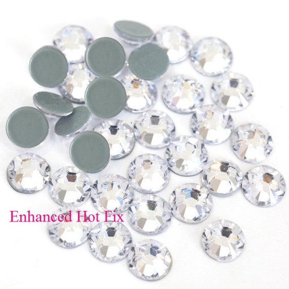 Quality DMC FULL PACK 288 ss30 Crystal AB Iron-on Hotfix Rhinestones UK SELLER