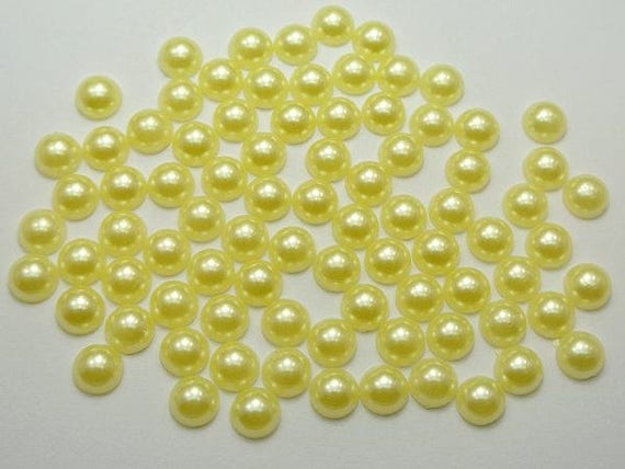 White Acrylic Pearl Beads 4mm Large Package 1500 pieces Faux//Plastic