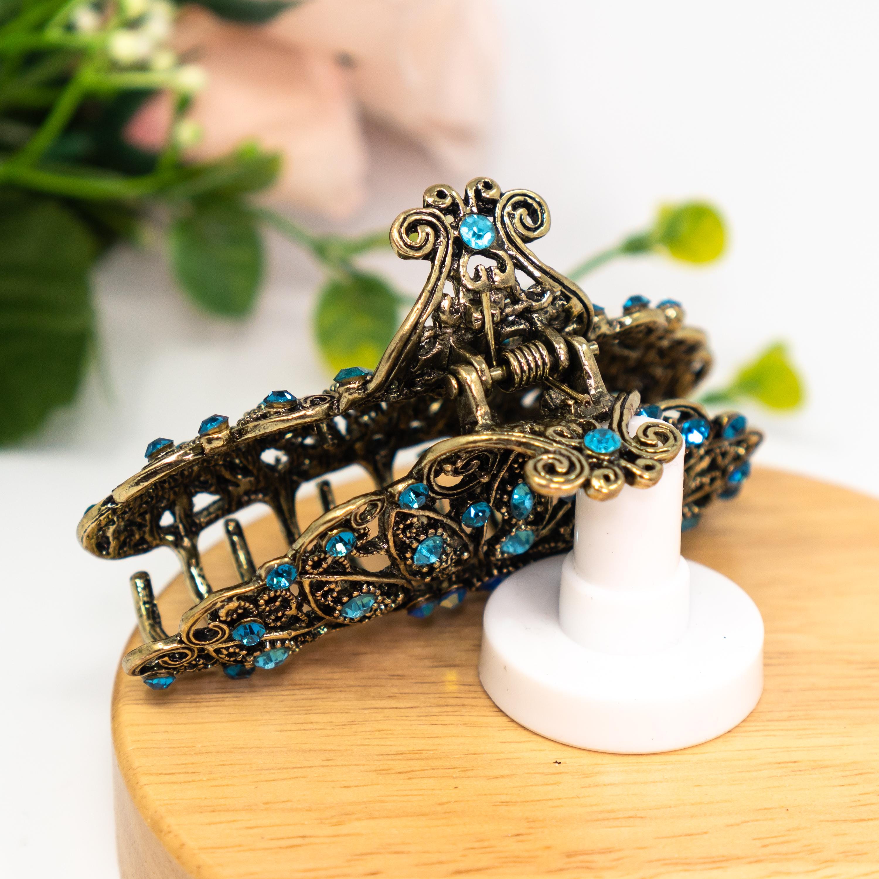 Sparkling Rainbow Crystal Hair Claw Clip | Statement 