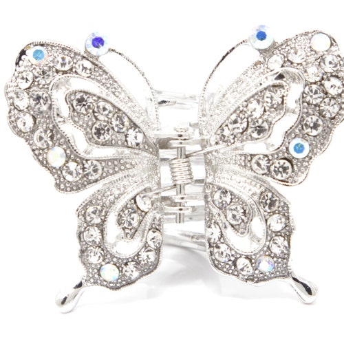 Sweet Color Changing Butterfly Hair Claw Summer Fairy Crab Hair Clip for Women Girl Shark Clip Hairpin Headwear Hair Accessories - 200000297 Sweet Color Changing Butterfly Hair Claw Summer Fairy Crab Hair Clip for Women Girl Shark Clip Hairpin Headwear Hair Accessories - 200000297