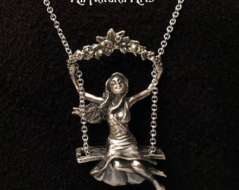 Girl on a Swing (Sterling Silver)