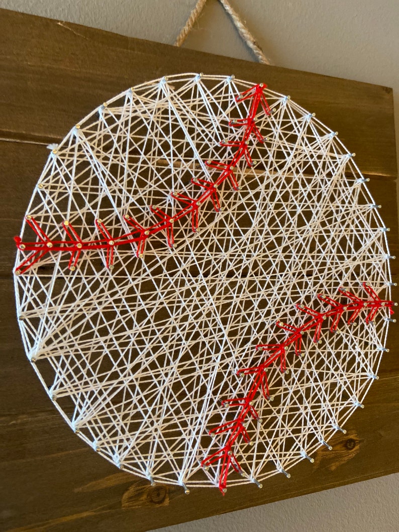 Baseball String Art - Etsy