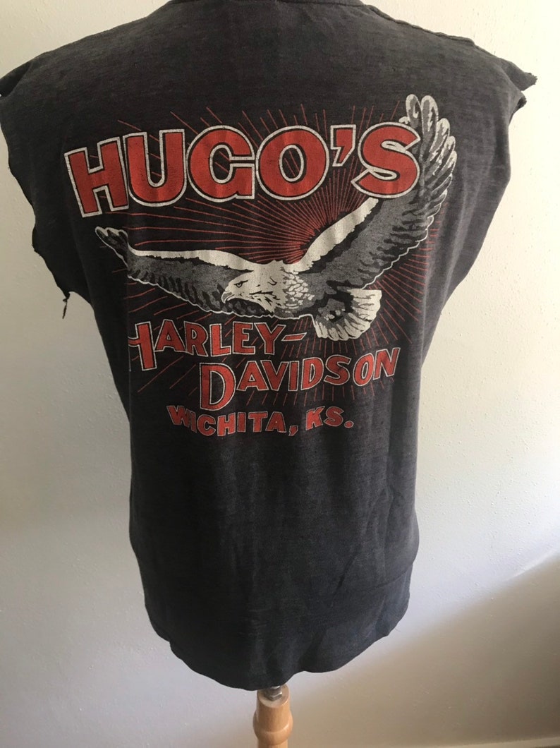 1985 3D emblem Harley Davidson tshirt