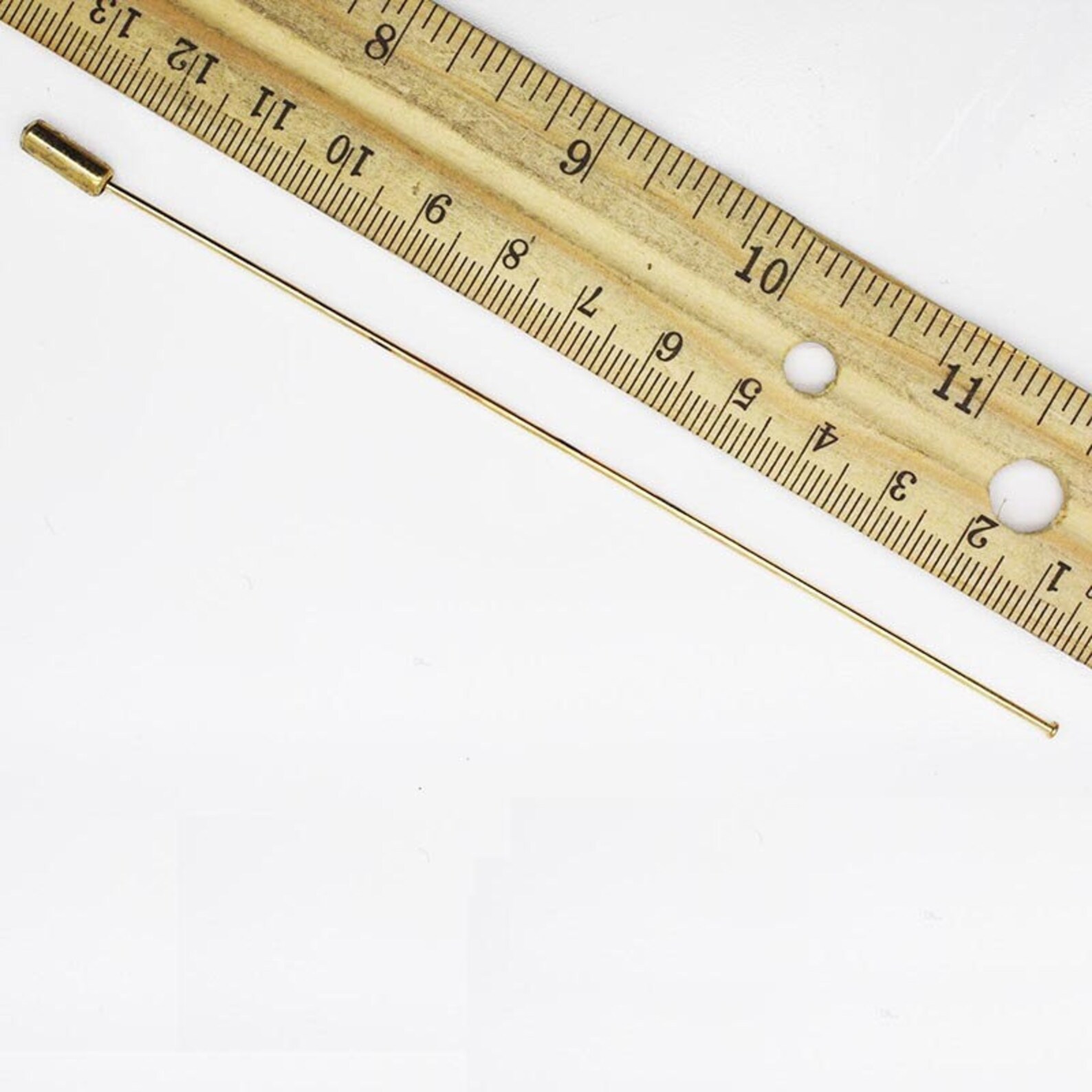 Hat Pin Blanks With Clutch Goldtone 5 Straight End Pack Etsy