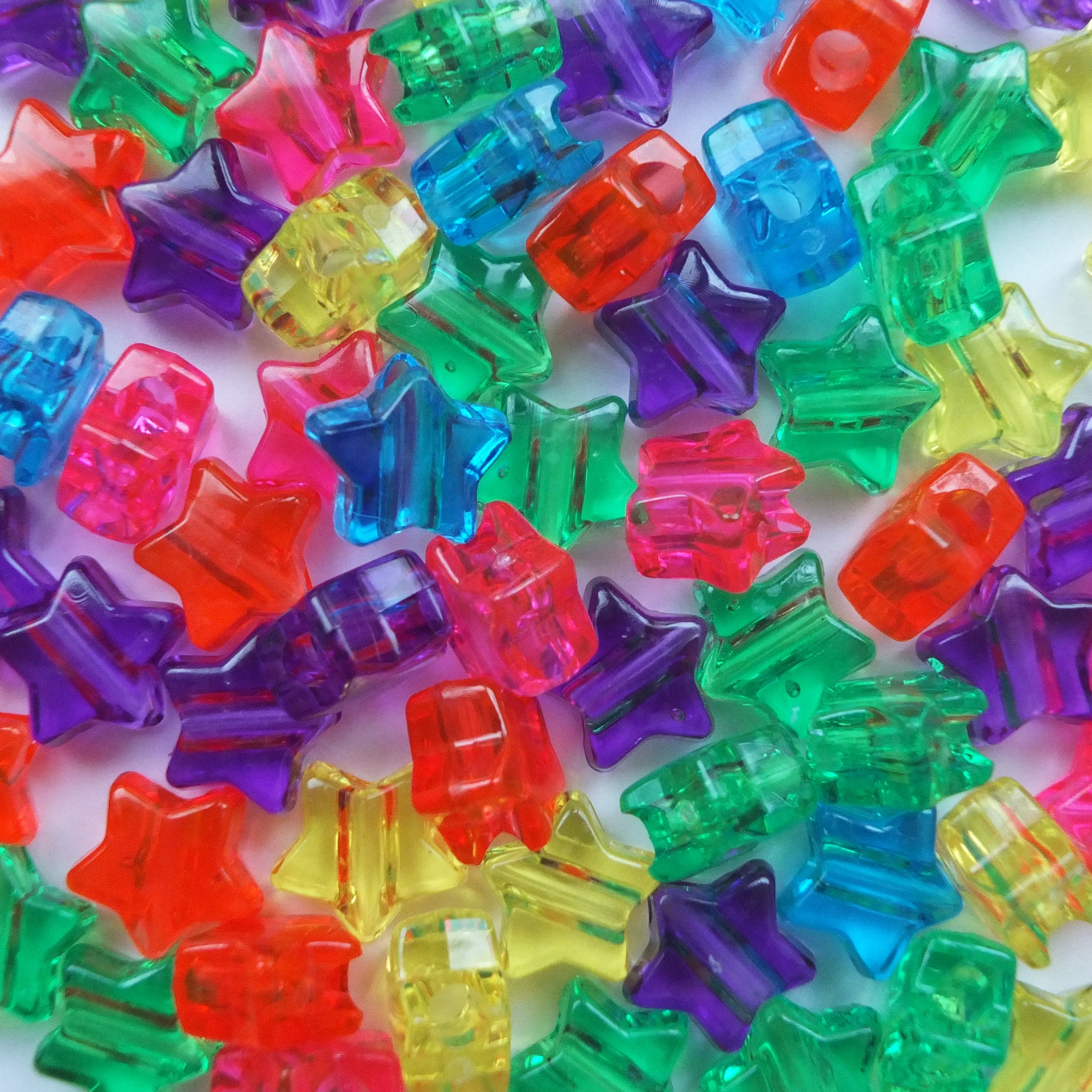 Plastic Star Heart Spacer Beads Jewelry Making Handmade Diy Special Fashion Necklace Bracelet Beaded Craft Supplies G 601099539903492 - View #3