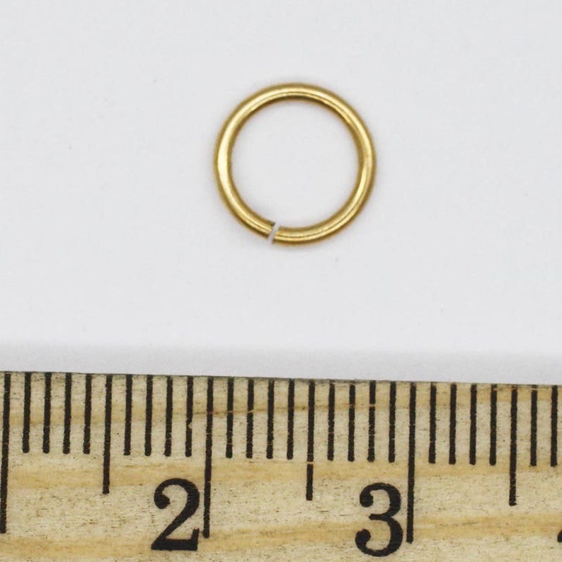 Jewelry Jump Rings Round Goldtone 2.5mm diameter Pack of 500