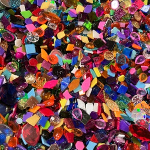 Gems Tiles Chips Glitter Mosaic Pieces Pirate's Treasure