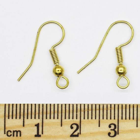 French Style Beading Pins No coil Safety Pins Pack of 100 Goldtone