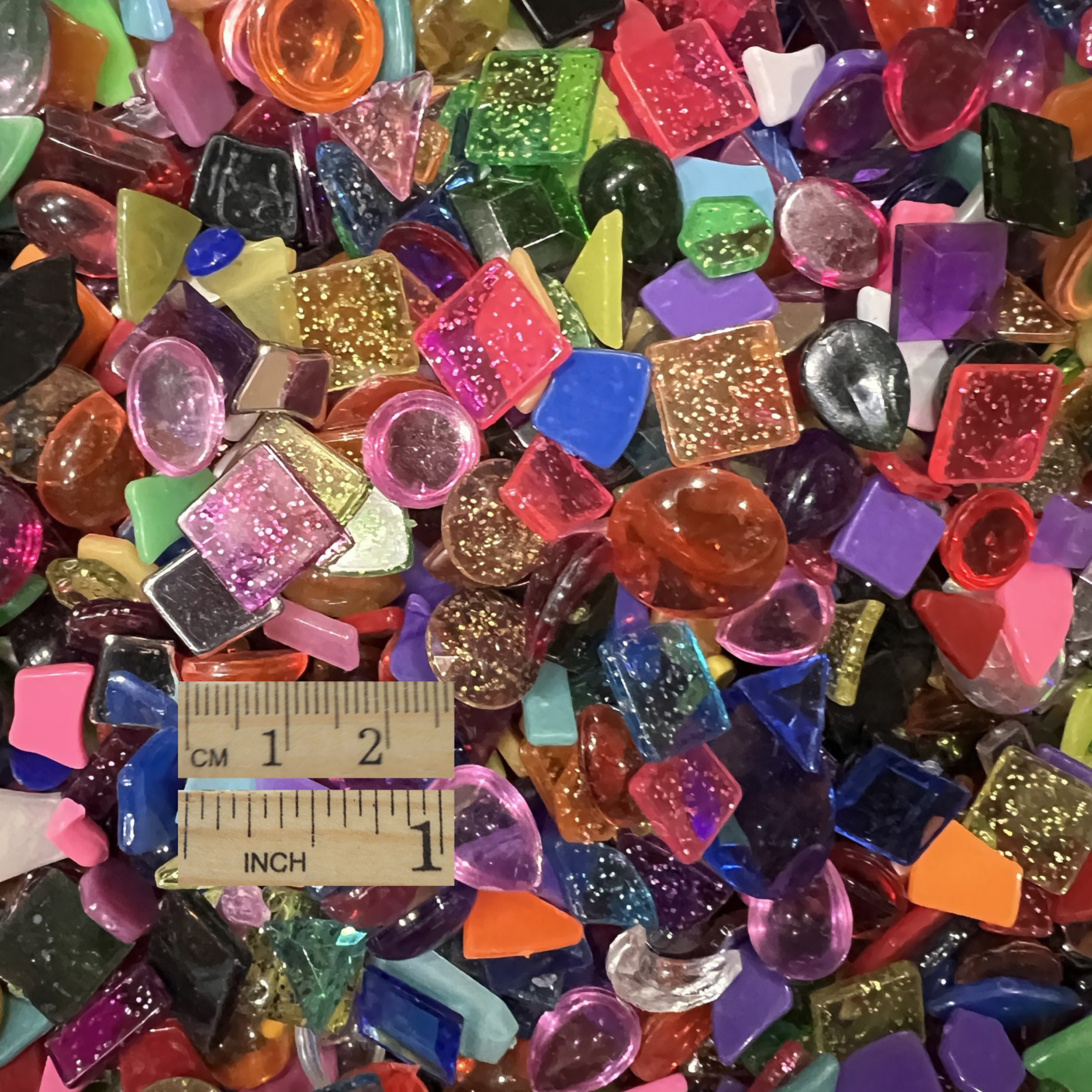 Gems Tiles Chips Glitter Mosaic Pieces Pirate's Treasure - Etsy