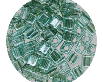 Lot De Perles En Verre Mixte Miyuki - Perles Cubes, Tubes, Etc. Pour Broderie Et Création