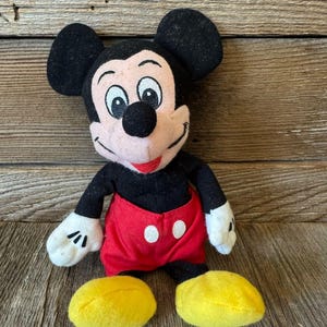 Vintage Disney Mickey Mouse plush, from the 1980s image 2