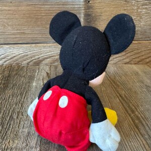 Vintage Disney Mickey Mouse plush, from the 1980s image 5