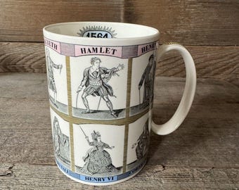 Vintage Wedgwood Shakespeare 1564 to 1964 Mug