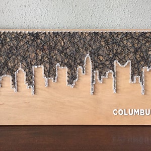 Columbus Art - Columbus Skyline String Art - Columbus Skyline