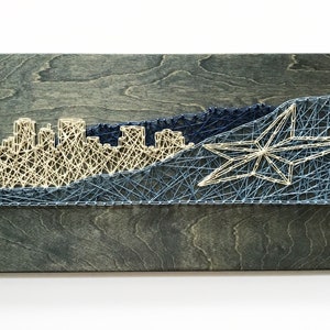El Paso Art - El Paso Skyline String Art - El Paso Skyline - Franklin Mountains