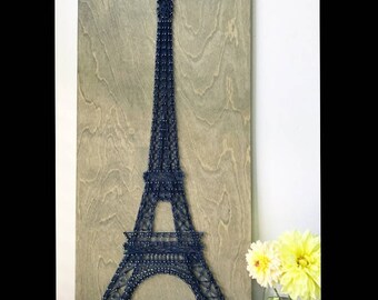 Sztuka sznurkowa na wieży Eiffla, sztuka paryska, sztuka na wieży Eiffla, sztuka francuska, Paryż Fance