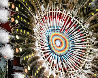 New Headdress Indian Feather Hair Ornaments Clip Feathers Tassel Hair Piece SVT