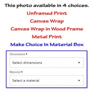 a screen shot of a web page with the text'make choice in material box