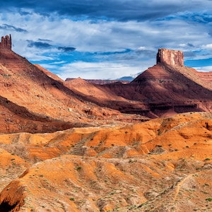 Desert Landscape Decor, Castle Valley Utah, Castleton Tower, Moab Photo, Utah Climbing, Nature Photography, Office Decor, Living Room Decor image 1