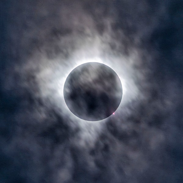 2024 Total Eclipse, Astro Photo, Texas Eclipse, Solar Eclipse, Office Decor, Canvas Photo, Night Sky Photo