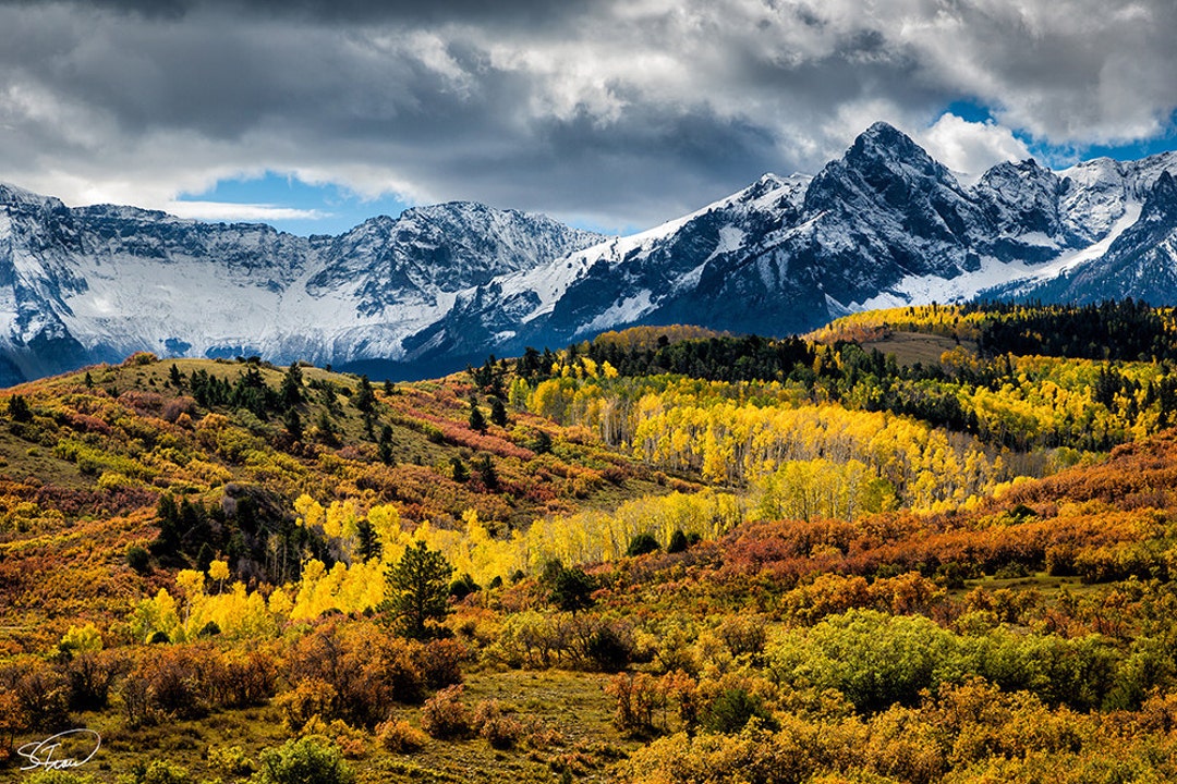 Dallas Divide, Telluride Colorado, Mt Sneffels, Fall Color, Nature ...