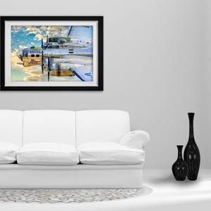 B-17 Bomber Art, Air Show, Aviation Art, Patriotic, Large Office Print, Gift for Him, WW II Art, Boeing Plane, Sentimental Journey Plane