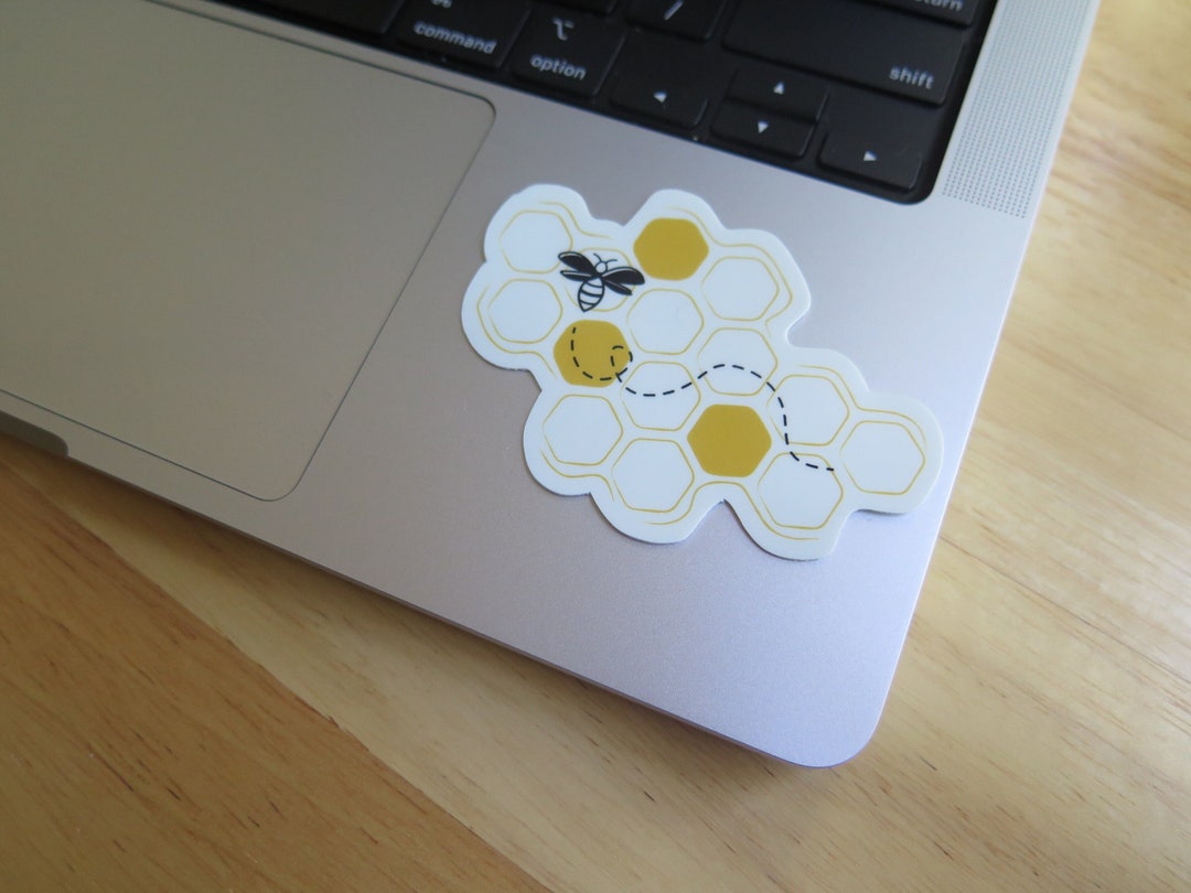 Hyper Bee Sticker Kit Bee & Honey Vinyl Sticker / Waterproof Die Cut Sticker - Etsy