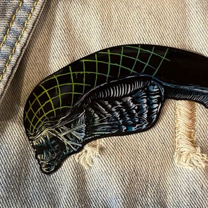 Metal Brooch Lapel Badge Horror Sci-fi Fantasy Space 80s Nostalgia Retro