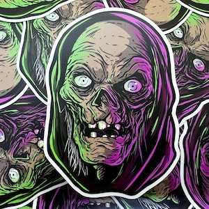 Sticker High Quality Die Cut Waterproof Vinyl Decal Long Lasting Horror Thriller Slasher Bloody Killer 80s Show Tales
