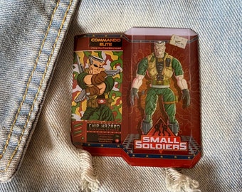 Metal Brooch Lapel Badge Cartoon Soldier Toy 90s Action Figure Retro Nostalgia