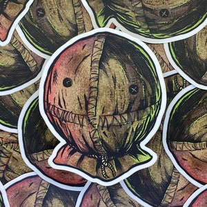 Sticker High Quality Die Cut Waterproof Vinyl Decal Long Lasting Pumpkin Halloween Horror