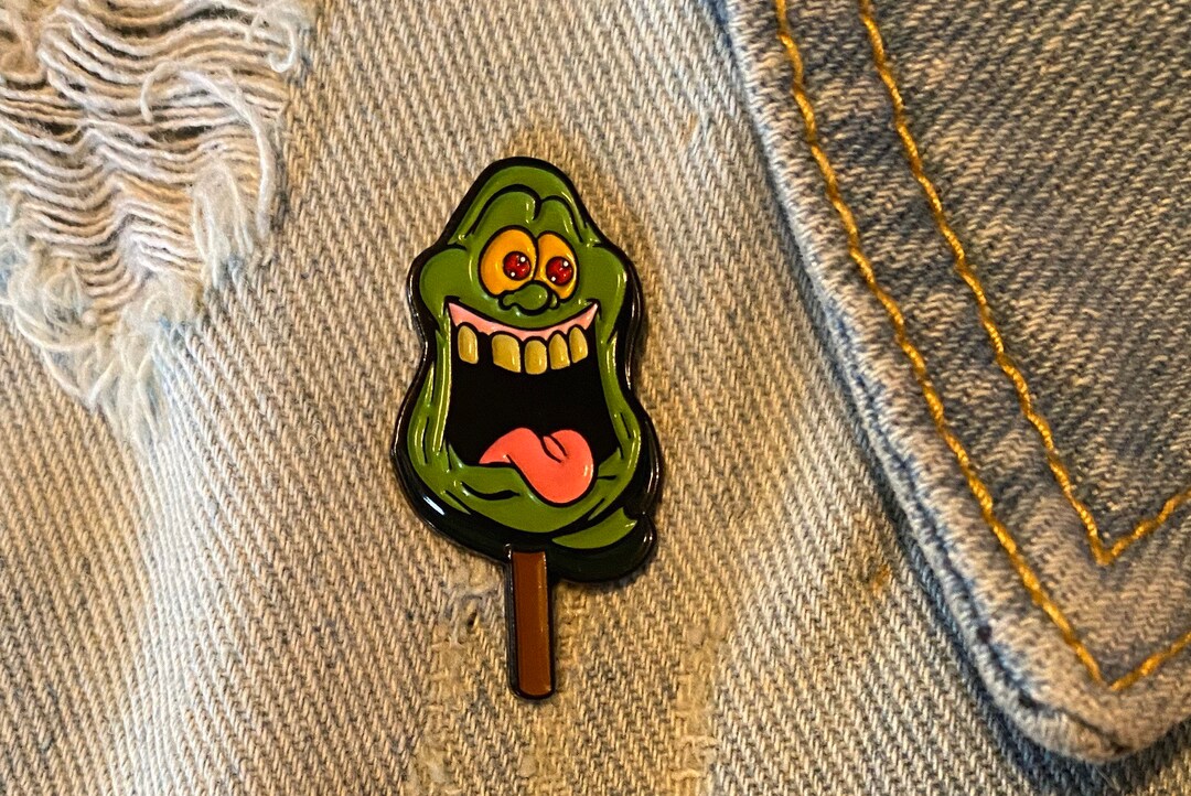 Enamel Brooch Lapel Pin Badge Popsicle Pin Ghost 80s Retro Nostalgia ...