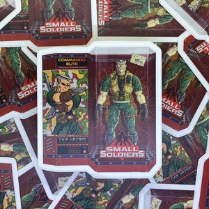 Sticker High Quality Die Cut Waterproof Vinyl Decal Long Lasting Cartoon Soldier Toy 90s Action Figure Retro Nostalgia